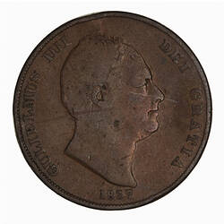 Coin - Penny, William IV, Great Britain, 1837