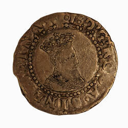 Coin - Halfcrown, James I, Great Britain, 1604-1605 (Obverse)