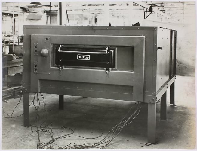 Photograph - Hecla Electrics Pty Ltd, Oven in Factory Interior, circa 1940