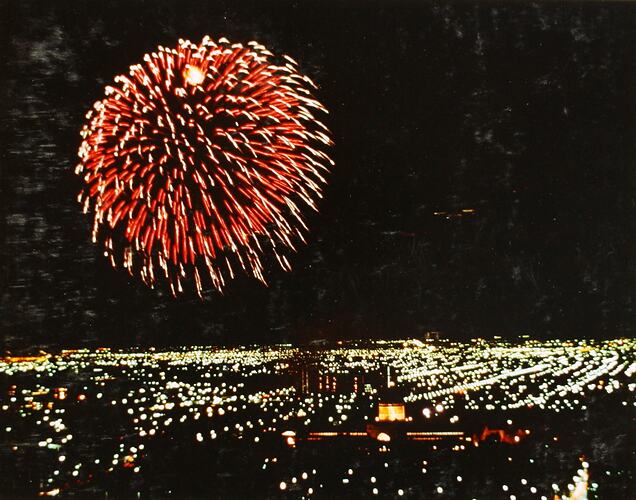 Photograph - International Centenary Celebrations, Mardi-Gras and Fireworks Display, September 1980