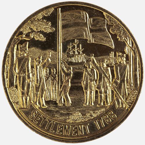 Medal - Australian Bicentenary, P.J. Downie Ltd, Australia, 1988
