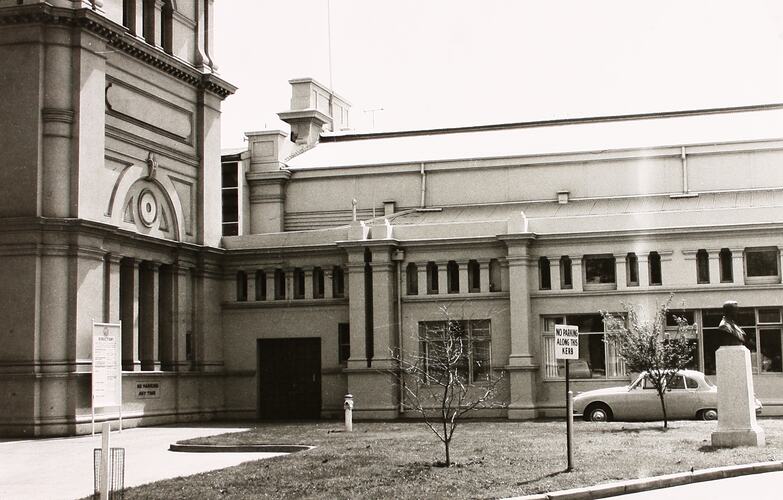 Photograph - Director's Office in eastern annexe, Exhibition Building, Melbourne, 1971.
