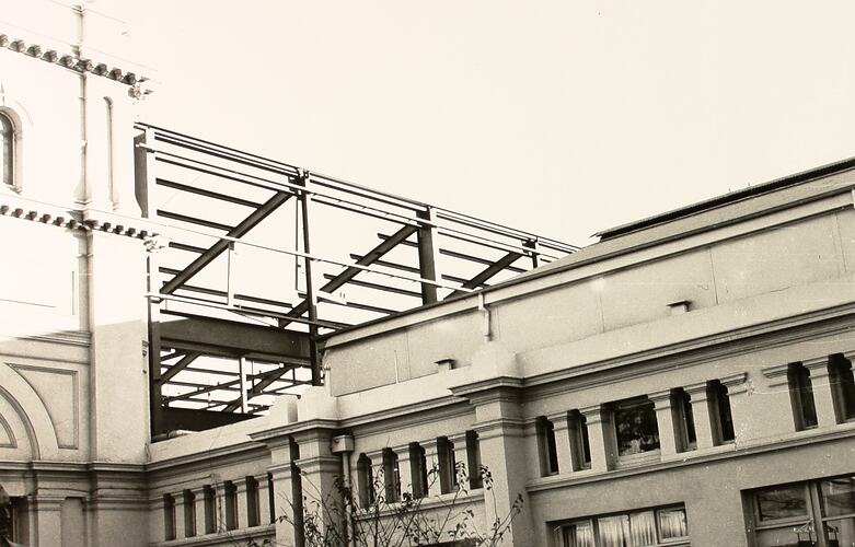 Photograph - Development Old Eastern Annexe, Exhibition Building, Melbourne, 29 Jun 1972