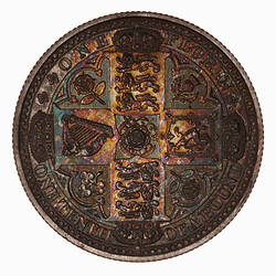 Pattern Coin - Florin, Queen Victoria, Great Britain, 1848 (Reverse)