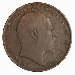Coin - Penny, Edward VII, Great Britain, 1906 (Obverse)