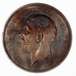 Coin - Crown, Silver Jubilee George V, Great Britain, 1936 (Obverse)