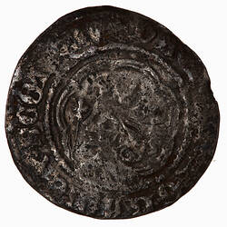 Coin - Halfgroat, David II, Scotland, 1357-1367 (Obverse)