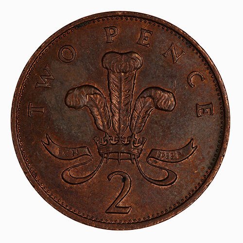 Coin - 2 Pence, Elizabeth II, Great Britain, 1987 (Reverse)