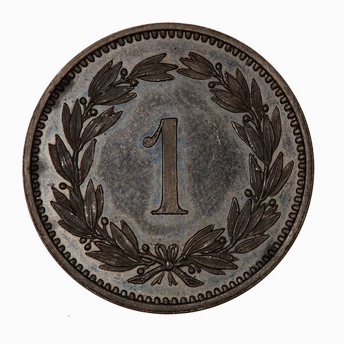 Pattern Coin - Penny, Queen Victoria, Great Britain, 1859 (Reverse)