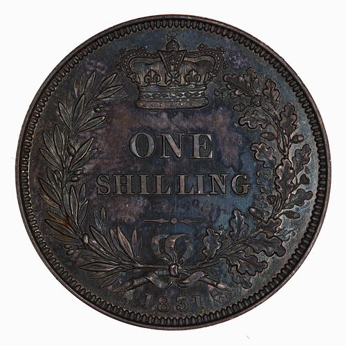 Proof Coin - Shilling, William IV, Great Britain, 1831 (Reverse)