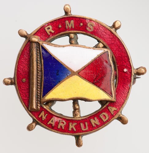 Badge - R.M.S. Narkunda, circa 1927