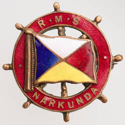 Badge - R.M.S. Narkunda, circa 1927