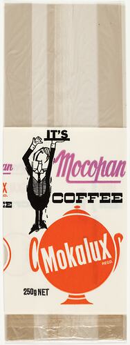 Plastic Bag - Mocopan, Mokalux Coffee, circa 1972