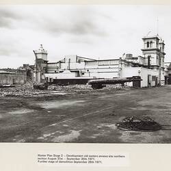 Further Demolition of Northern Section of Eastern Annexe, Exhibition Building, Melbourne, 1971