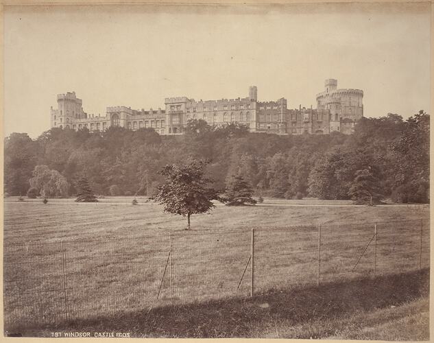 Windsor Castle, Berkshire, England, circa 1870