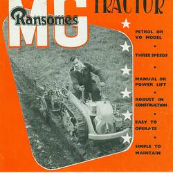 Publicity Leaflet - Ransomes, Sims & Jefferies Ltd, MG6 Crawler Tractors circa 1958