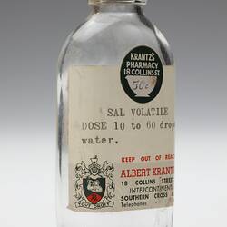 Bottle - 'Sal Volatile', First Aid Kit, Homemade, Sophus Bruhn, circa 1970-1990