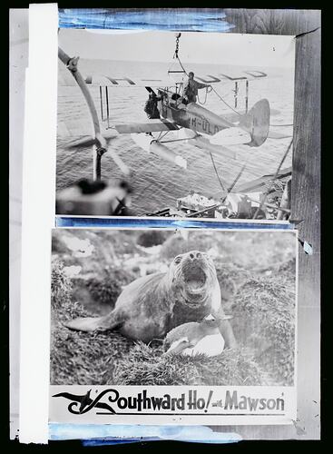 Glass Negative - Copy of 'Southward Ho! With Mawson', Frank Hurley, Antarctica, 1929-1930