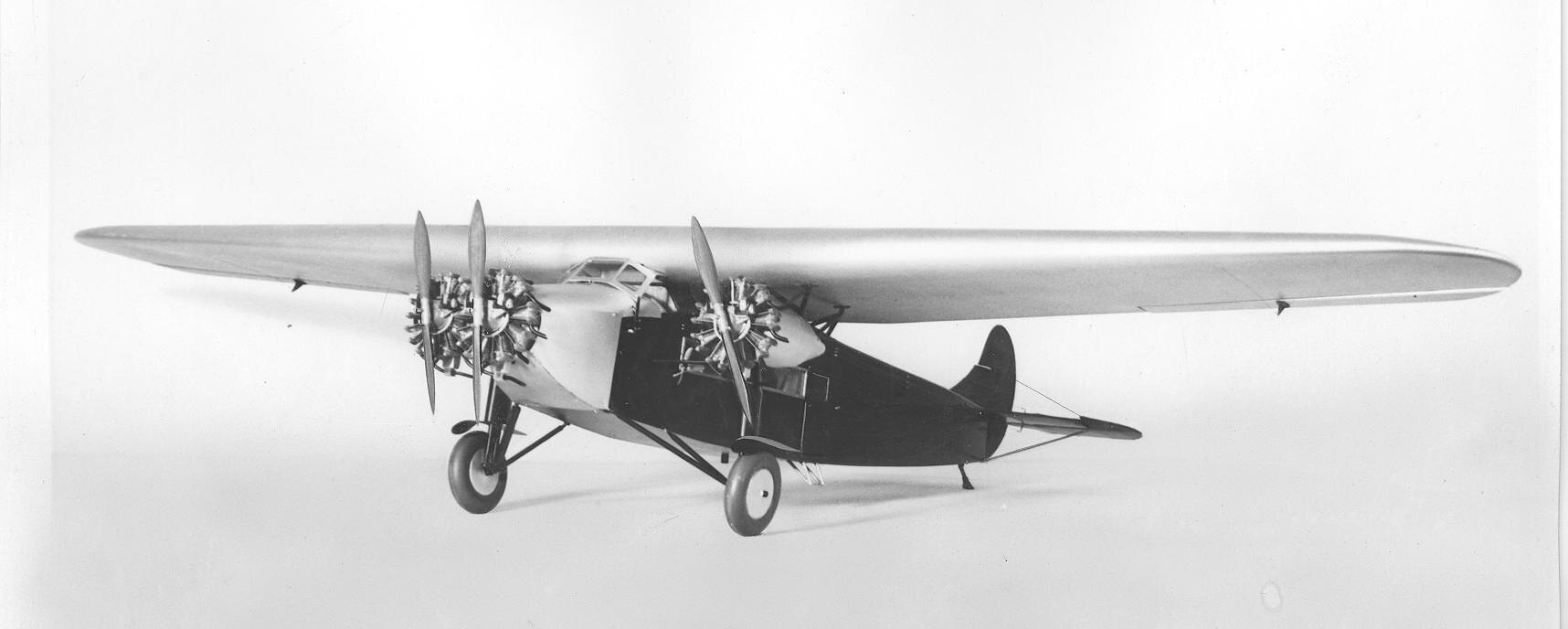 Aeroplane Model - Fokker F.VII-3m, Southern Cross