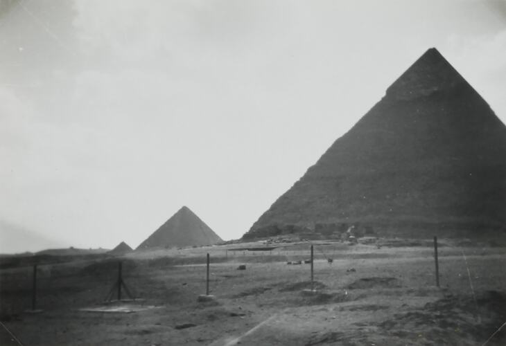 Photograph - Pyramids, Giza, Egypt, World War II, 1939-1943