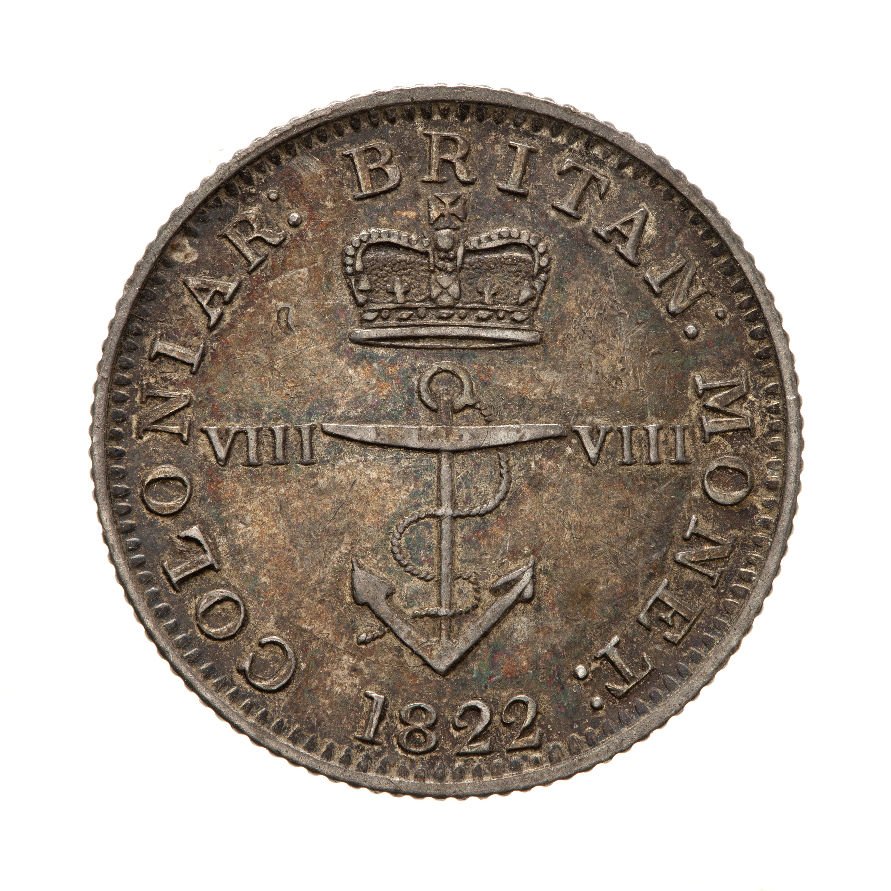 1822年 BRITISH WEST INDIESイギリス領西インド諸島 105 お砂糖豆知識