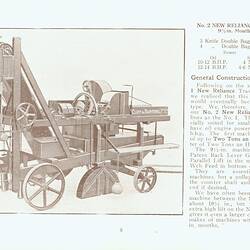 Cliff & Bunting, No.2 "New Reliance" Chaffcutter with Double-Bagger, circa 1921