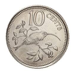 Coin - 10 Cents, Belize (British Honduras), 1975