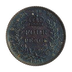 Proof Coin - 4 Pence, British Guiana & West Indies, 1891