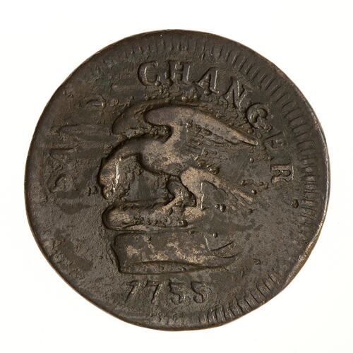 Coin - 1 Penny, Isle of Man, 1733