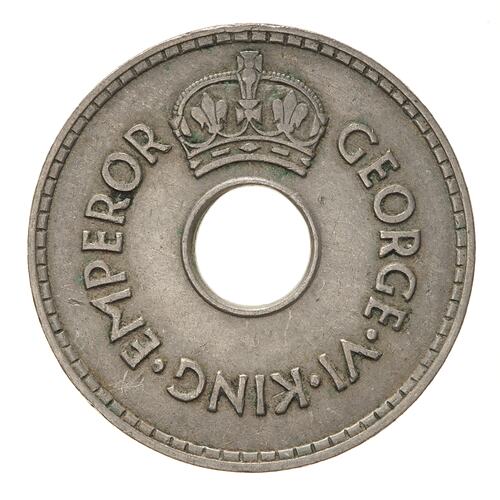 Coin - 1 Penny, Fiji, 1941