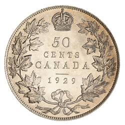 Specimen Coin - 50 Cents, Canada, 1929