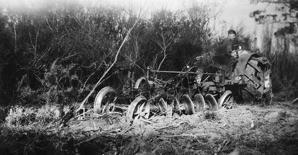 H.V. McKay, Sunbow Plough, Mallee, Victoria, circa 1950