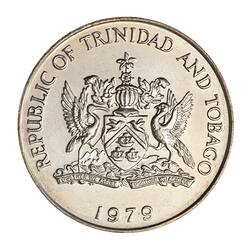 Coin - 50 Cents, Trinidad & Tobago, 1979