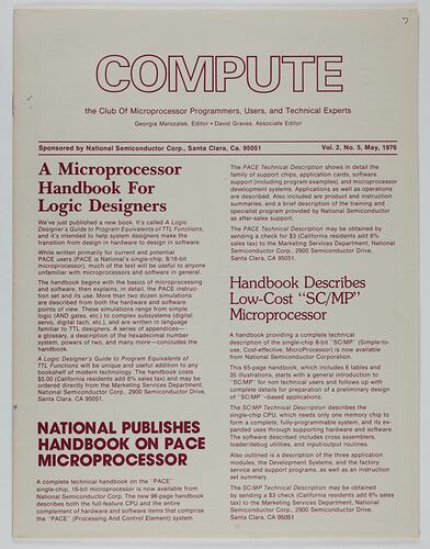Newsletter - COMPUTE, Vol 2 No 5, May 1976