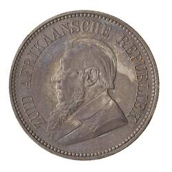Coin - 2 & 1/2 Shillings, South Africa, 1895