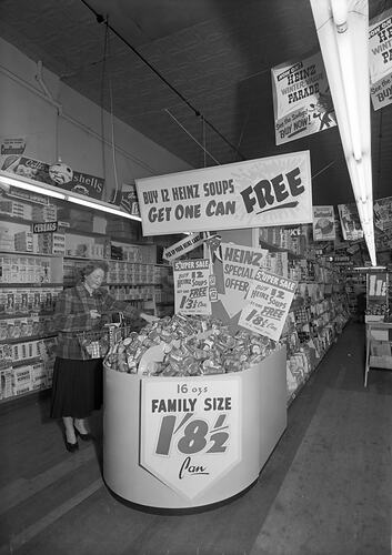H. J. Heinz Co Pty Ltd, Supermarket Display, Melbourne, Victoria, 1956