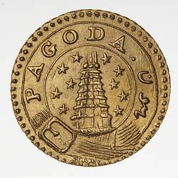 Coin - 1 Pagoda, Madras Presidency, India, 1808-1815