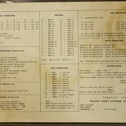 Tape Edit Set - Ferranti Sirius, Computer System, circa 1961