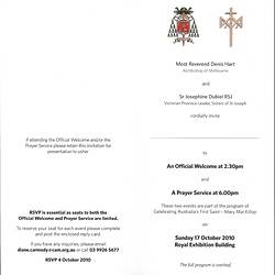 White paper with black text.