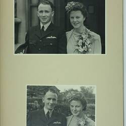 Wedding Photo Album - Joan and Gus Fogarty, Birmingham, England, 1944