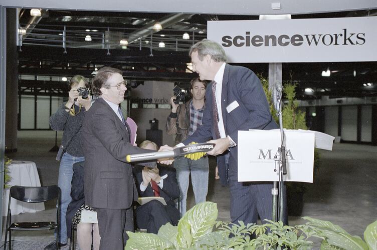 Handing Over the Key Ceremony, Scienceworks, Spotswood, Victoria, 17 May 1991