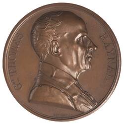Medal - Guillaume Thomas Raynal, France, 1825