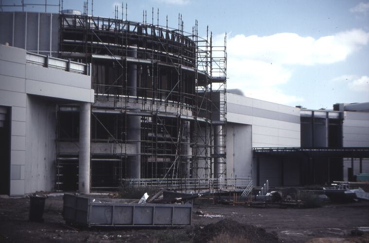 Photograph - Scienceworks, Building Under Construction, Spotswood, Victoria, circa 1991