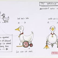 Sketch - Toy Walking Duck, Melbourne Commonwealth Games, 2005