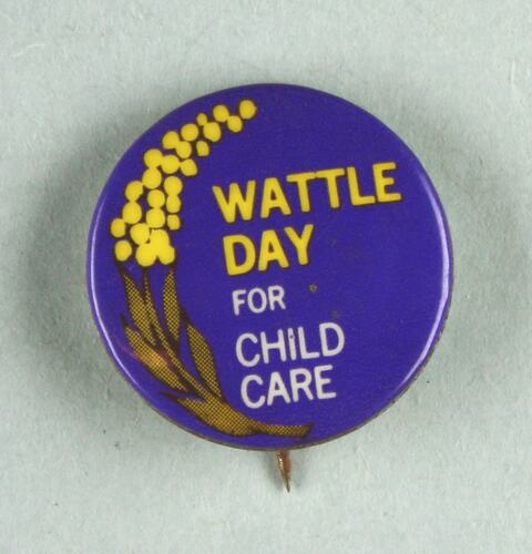 Badge - 'Wattle Day for Childcare'