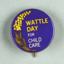 Badge - 'Wattle Day for Childcare'