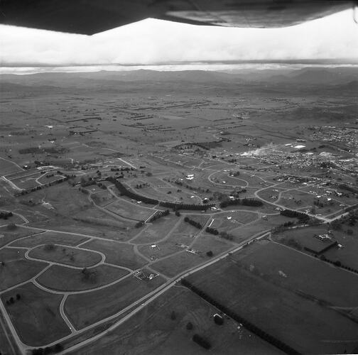 Negative - Aerial View of Lilydale & Surrounding Area, Victoria, 20 Jul 1968