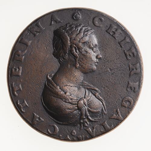 Electrotype Medal Replica - Caterina Chieregata