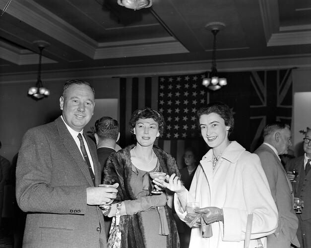 Social Reception, Group in Formal Wear, Victoria, 05 May 1959