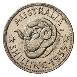 Round silver coin.